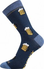 Barevné společenské ponožky Voxx Pivoxx MIX IIIII (3 páry v balení) velikost 39-42