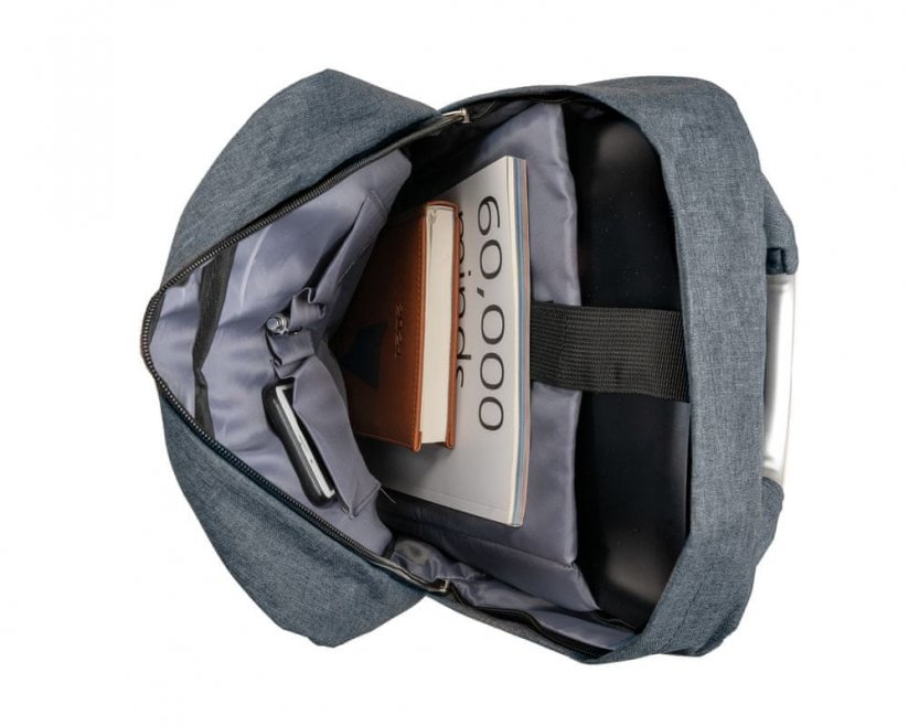 Městský batoh na notebook Solier iBACK Square šedý