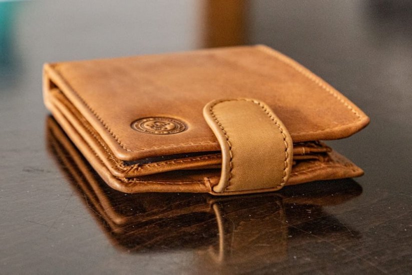 Kožená peněženka Gentleman's Boutique Cash Saver MAX Sandy
