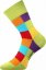 Barevné společenské ponožky Lonka Decube MIX A (3 páry v balení) velikost 39-42