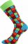 Barevné společenské ponožky Lonka Wearel 021 (3 páry v balení) velikost 43-46