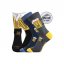 Barevné společenské ponožky Voxx Pivoxx MIX IIIII (3 páry v balení) velikost 39-42