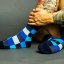 Barevné společenské ponožky Lonka Decube MIX B (3 páry v balení) velikost 43-46